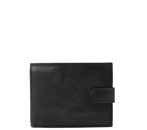 Portofel casual, barbati, VALENTINI, 407.298 negru, piele naturala